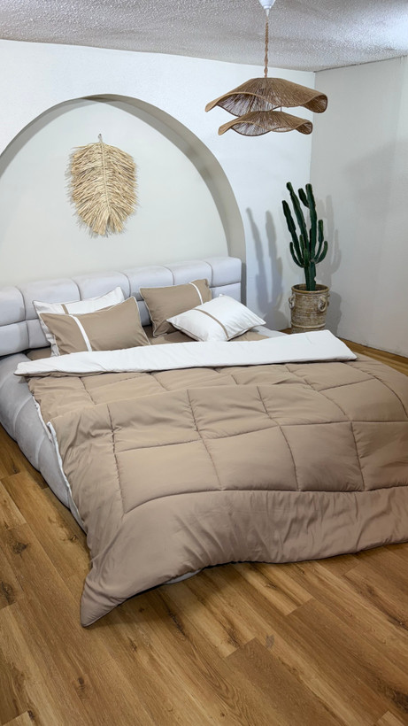 سرویس روتختی مینیمال سفید کرم