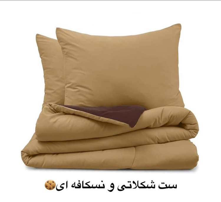 ست روتختی ساده دورویه رنگبندی