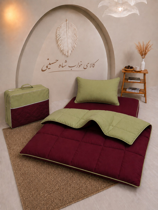 ست تشک و لحاف و بالش مهمان ۵تکه
